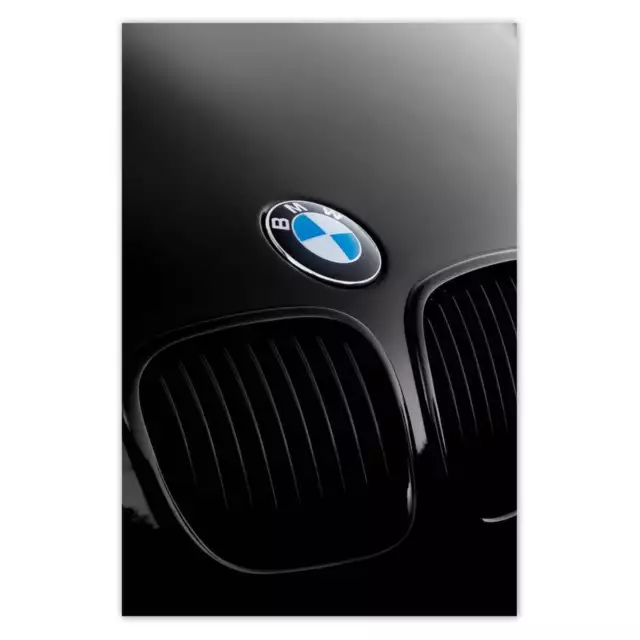 Poster WandTattoo Sticker Aufkleber BMW Logo in Nahaufnahme Nr. H5836_PLNS