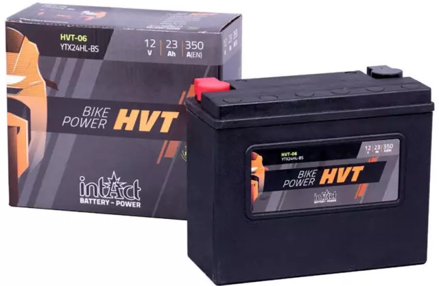 Batterie AGM Intact Batterie YTX24HL-BS 12 V 22 Ah 350 A 205 x 90 X 163 MM