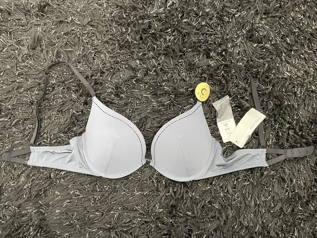 6IXTY8IGHT BH Bra Push-Up Multiway Straps Größe 75C grau NEU mit Etikett