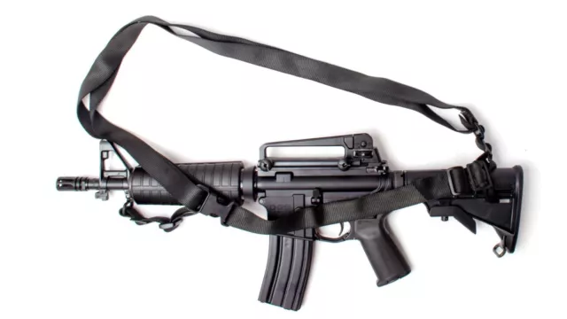 Military 3-Point Tactical Sling - Army, USMC, Black Rifle Sling - Made in USA