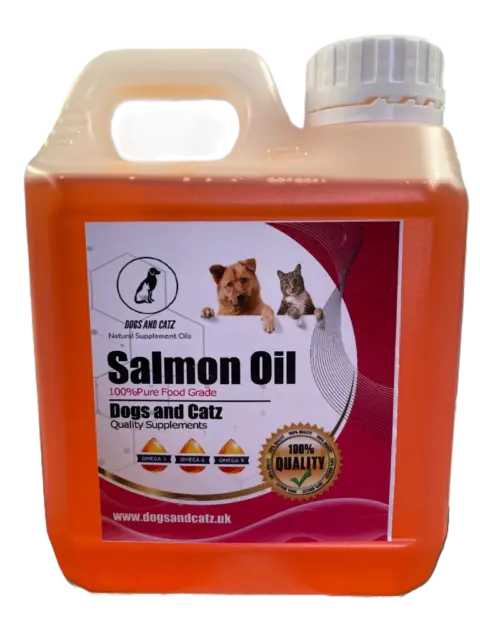 Sustainably Sourced Salmon Oil 1000 ml Bottle Screw Top