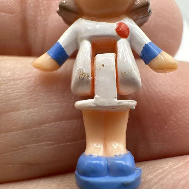 VINTAGE POLLY POCKET PIXIE 1990 Polly's Hair Salon Brown Hair
