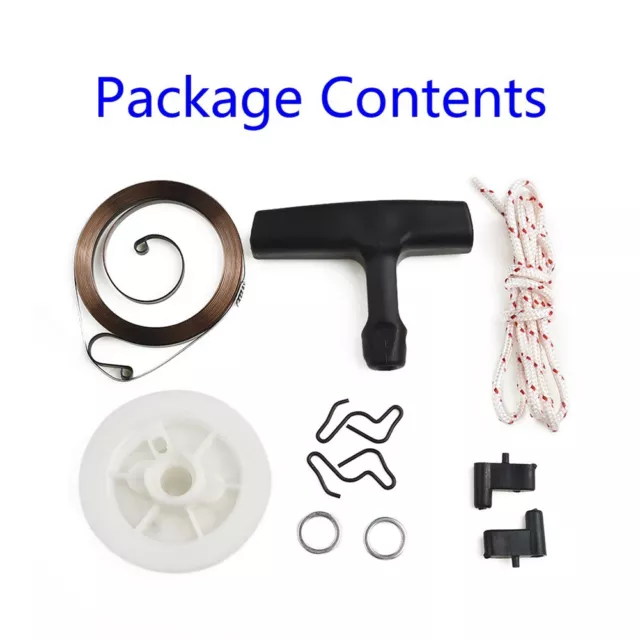 For Stihl Spring Pulley Kit Chainsaw Recoil Pull Starter Handle Convenient