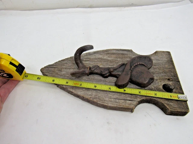 VIntage Hand Made Rustic Cowboy Hat or Coat Hook Western Decor Rustic 8