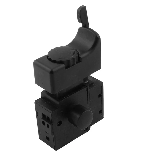 FA2-6/1BEK AC 250V 6A Bloccaggio Elettrico Trapano Interruttore A Scatto Nero