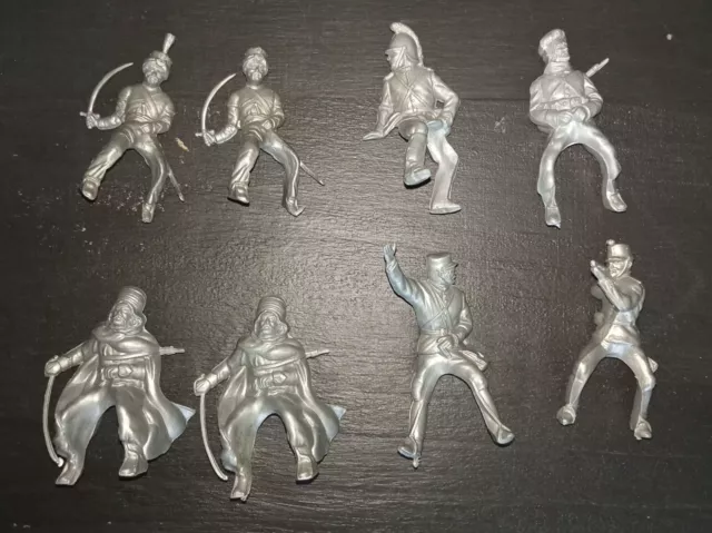 Lot de 8 figurines Mokarex Série Cavaliers de la Grande Guerre (14-18)