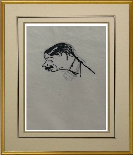 GEORGES GOURSAT DIT SEM (1863-1934) DESSIN ORIGINAL SCENE ANIMEE 1920 ...