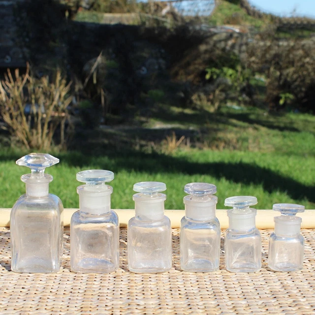 Pots à épices Voyage Kit De 6 Pots à épices Avec Cuillère Intégrée Et Entonnoir - Petits Flacons En Verre Pour Rangement En Cuisine, Voyage Et Extérieur Kit épices Portable Voyage