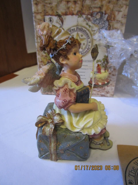 Boyds Wee Folkstone Angels In Training Mary Angelwish Figurine  #36108