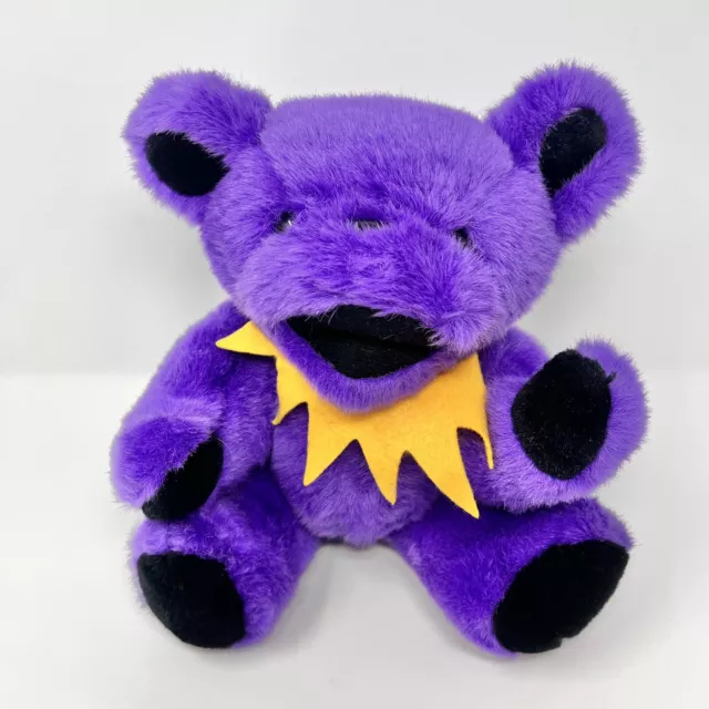 Vintage Steven Smith Grateful Dead 12” Dancing Bear Purple Jointed Plush Grunge