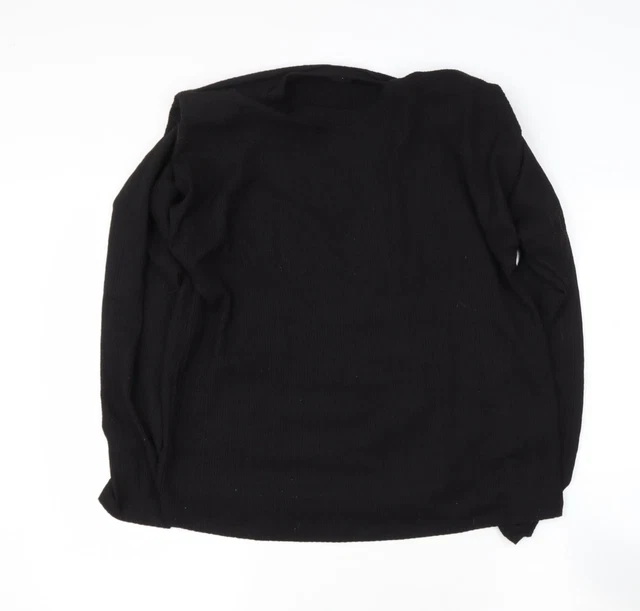 tesco plain black t shirt