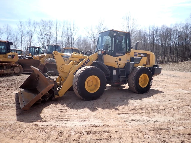 2017 Komatsu WA320-7 Wheel Loader CLEAN! SIDE DUMP BUCKET 23.5-25 A/C