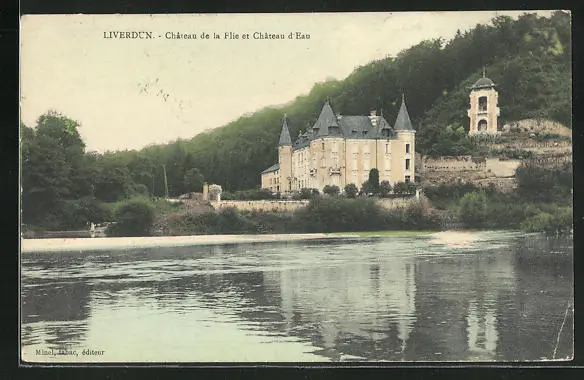 CPA Liverdun, Chateau de la Flie et Chateau d´Eau 1914