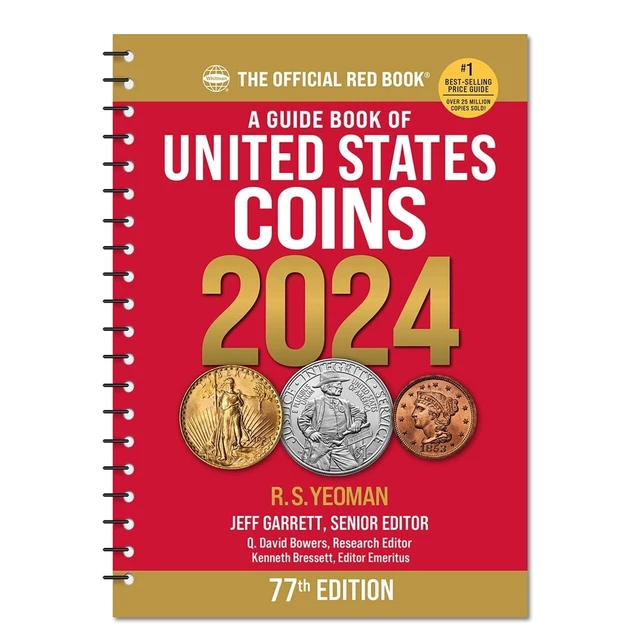 2024 RED BOOK Price Guide, 77th Edition, Spiral IN STOCK & SHIPPING