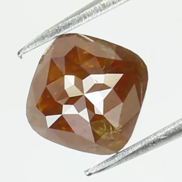 1.27 Ct Natural Loose Cushion Shape Diamond 5.30 MM Brown Color Diamond KDN9211 3
