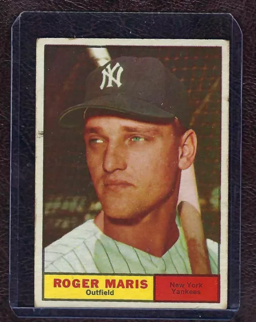 1961 Topps #2 Roger Maris New York Yankees, VG (MK)!