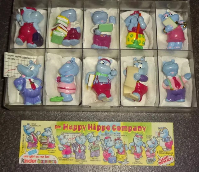 SATZ Happy Hippo Company inkl. 1 BPZ 1994 (ohne Sortierkasten) ORIGINAL