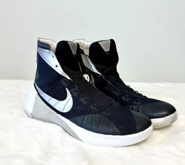 Nike Womens Hyperdunk 2015 749885 Black Basketball Shoes Sneaker Size 9 No Laces