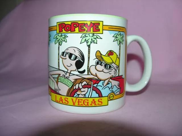 Vintage 1993 Popeye Stars at MGM Grand Las Vegas Mug