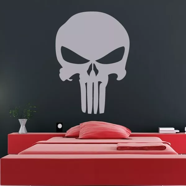 Punisher Skull Superhero Logo Wall Art Sticker (AS10182)