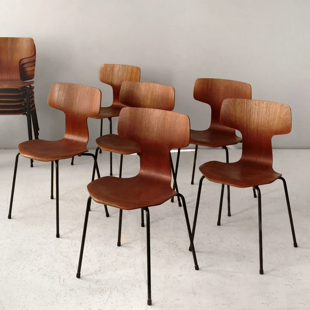 Arne Jacobsen 3170 Teak FRITZ HANSEN（Arne Jacobsen- for