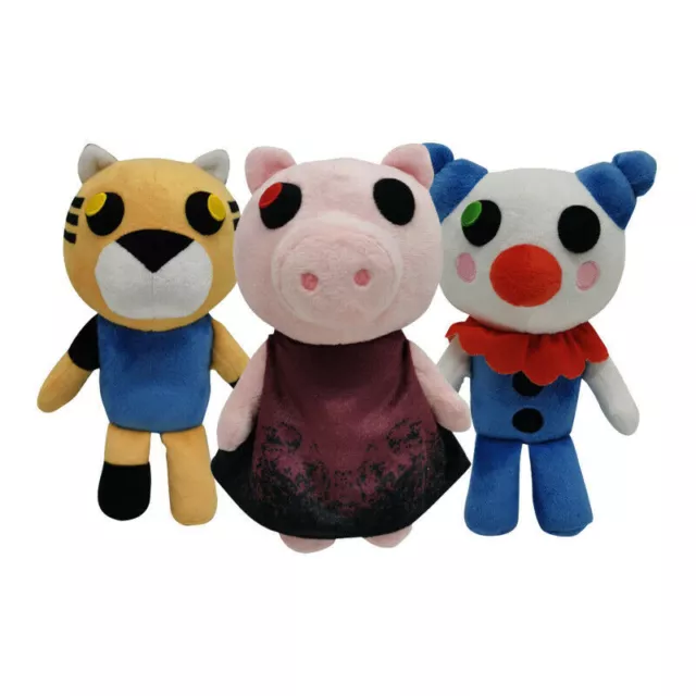 Roblox Piggy Plush Toy Clowny Piggy Tigry Soft Stuffed Doll Kids Xmas Gift 20cm