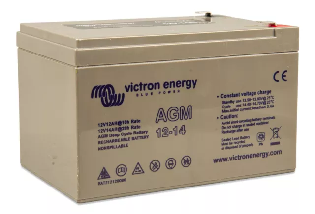 Victron AGM Batterie 12V 14Ah Deep Cycle à Décharge Profonde Solaire Piles Vrla