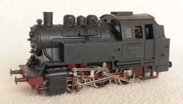 Locomotive vapeur DB BR 80 005 Fleischmann 1321 4029 2 rails CC echelle H0