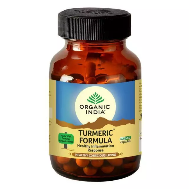 Organic India Kurkuma-Formel – Gesunde Entzündungsreaktion 60 Kapseln