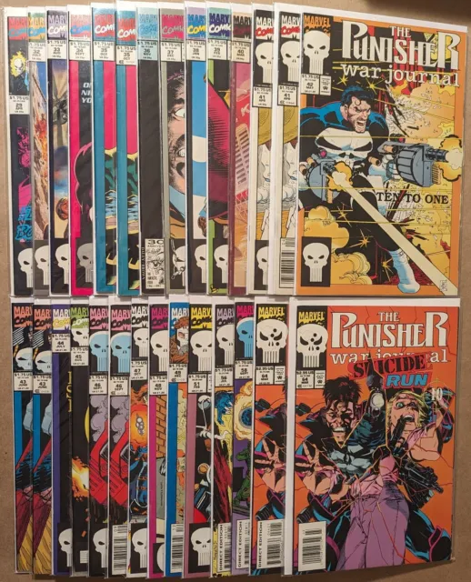 Punisher War Journal lot of 28 comics