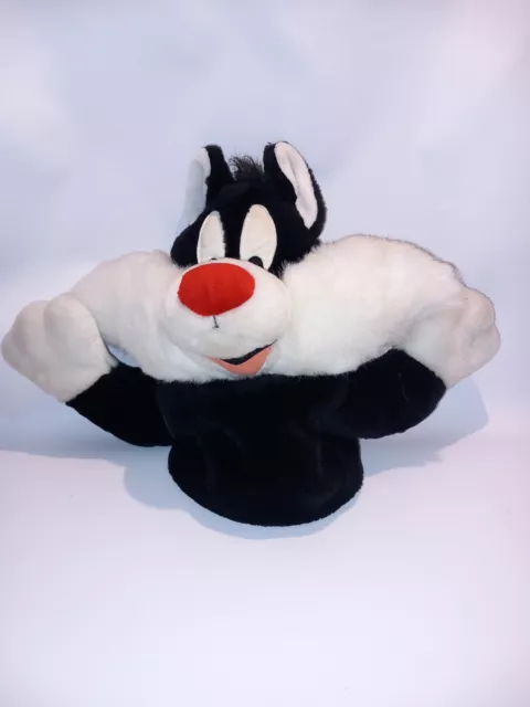 Vintage 1998 Sylvester Cat 10" Hand Puppet Looney Toons Warner Bros