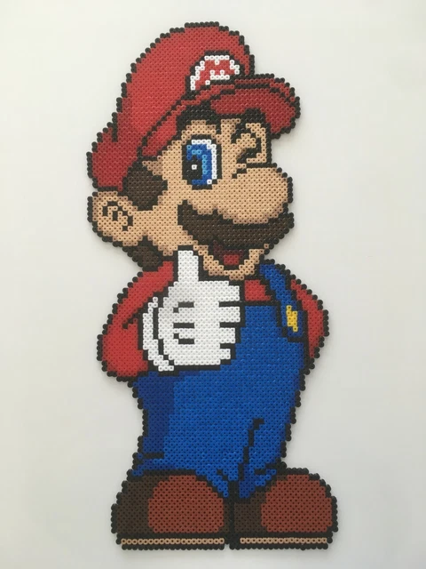 PIXEL ART / Perles A Repasser Grand Mario Ok EUR 20,00 - PicClick FR