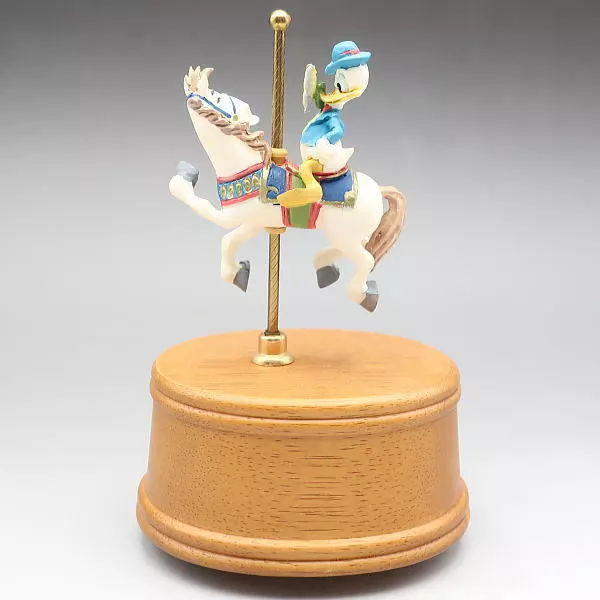 Vintage Disney Donald Carousel Music Box Willitts Designs 1990s In the Good Old 3