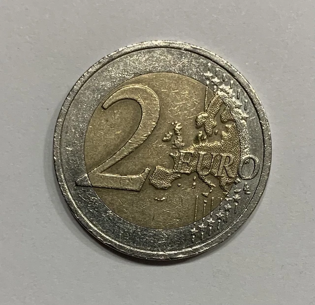2 Euro Münze Strichmännchen österreich Wert 2 EURO MÜNZE mit Strichmännchen WWU 1999 2009 - Österreich Fehlprägung