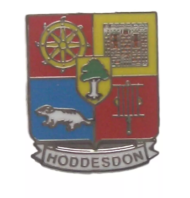 Hoddesdon Quality Enamel Lapel Pin Badge