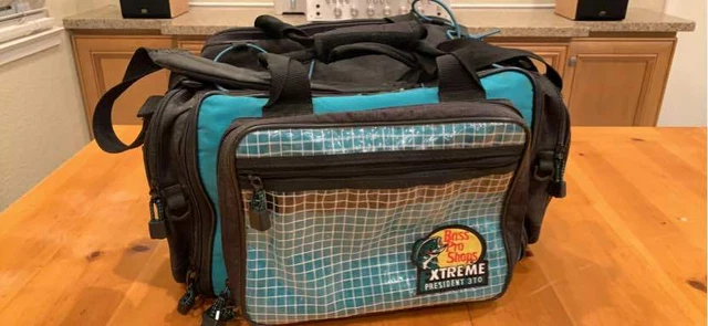 VINTAGE BASS PRO Shops Xtreme President 370 Tackle Bag $40.00 - PicClick