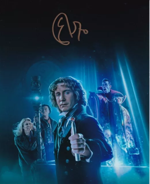 ERIC ROBERTS signed Autogramm 20x25cm DOCTOR WHO in Person autograph COA