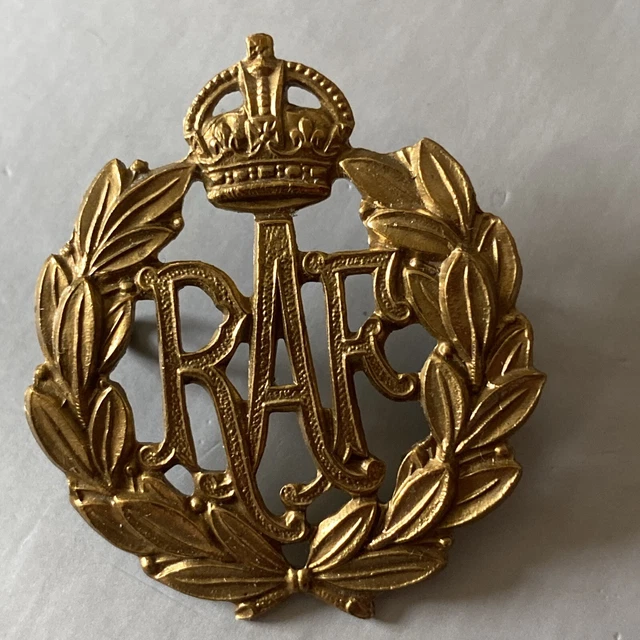 WW2 BRITISH ROYAL Air Force RAF Cap Badge £0.99 - PicClick UK