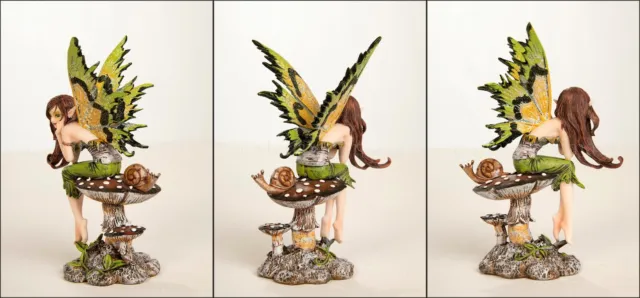 Artist Amy Brown 'Thinking of You' Elven Forest Faery Fairy 6" Statue Figurine 2
