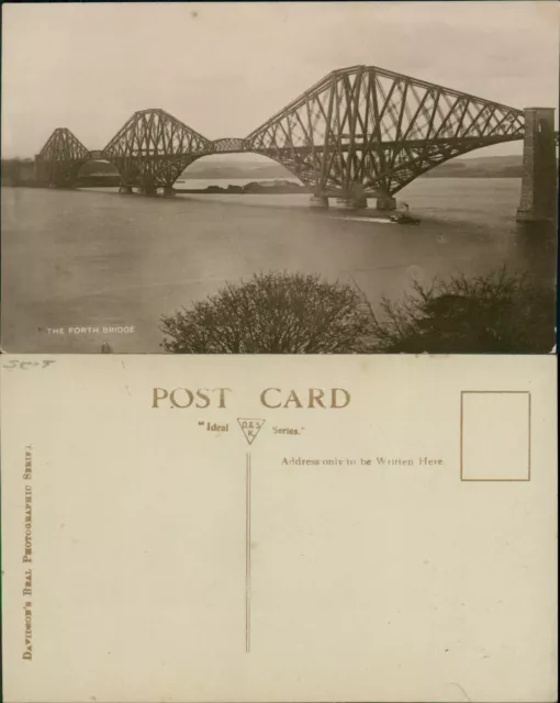 Forth Bridge RP Real Photo Davidsons