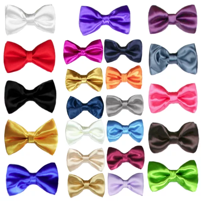 23 color Boy Classic Formal Wedding Tuxedo Suits Satin Bow Tie from Baby to Teen