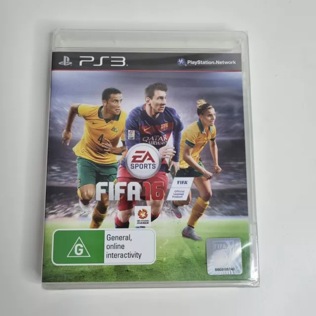 FIFA 16 PS3 Game Sony PlayStation 3 Complete PAL Brand New & Sealed Free Post