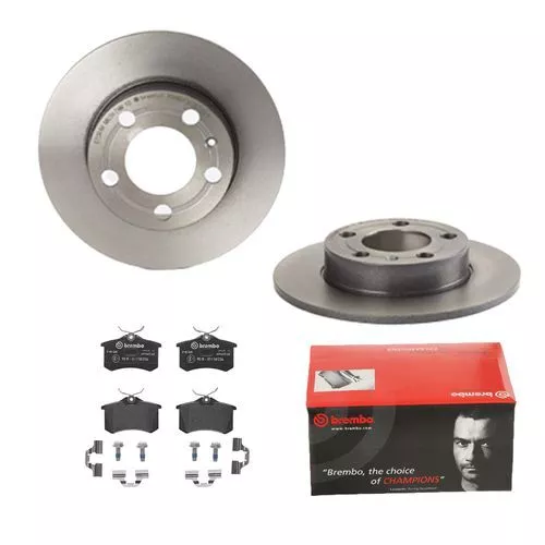 Brembo Bremsscheiben Coated Ø230 + Bremsbeläge Hinten Für Vw Golf 4 1J1 Polo 9Nx