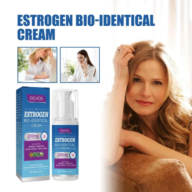 Crema de estrógeno para el alivio de la menopausia 100 ml Q1G3