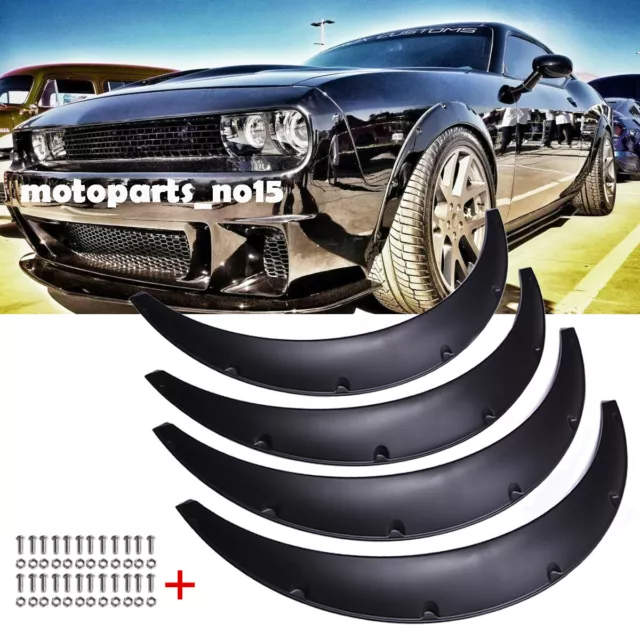 4X FOR DODGE Challenger SRT Hellcat RT SXT Fender Flares Flexible