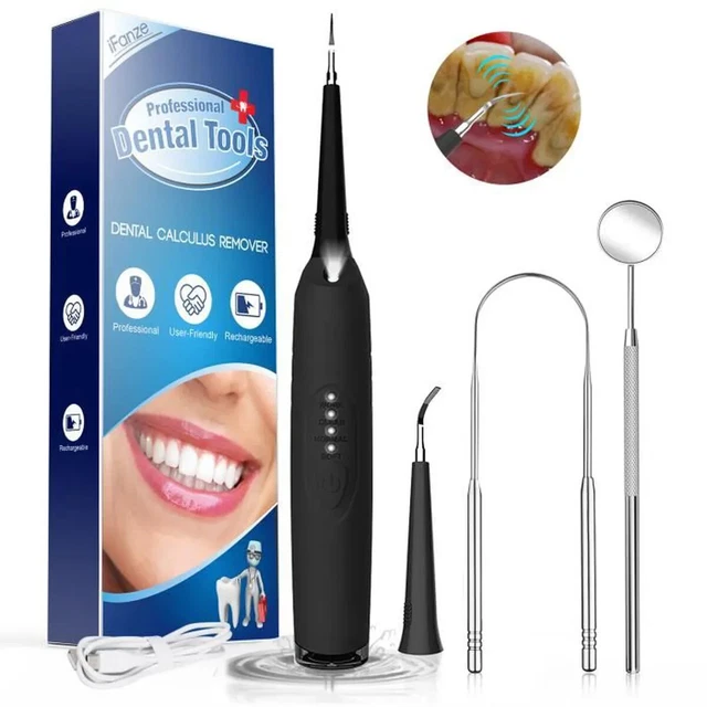 KIT ANTI TARTRE Dentaires Electrique Nettoyage Plaque Dentaire Lampe