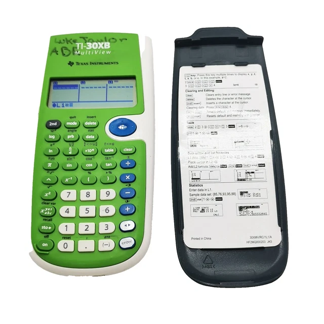 TEXAS INSTRUMENTS TI30XB MultiView Scientific Calculator Green EUR 14,69 PicClick FR