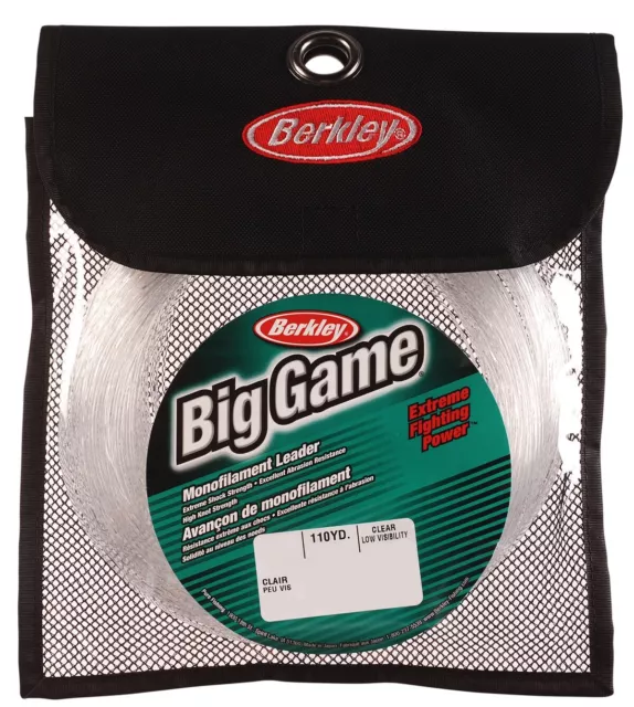 Berkley Trilene Big Game Mono Leader 100m 100lb-400lb  in Storage Pouch