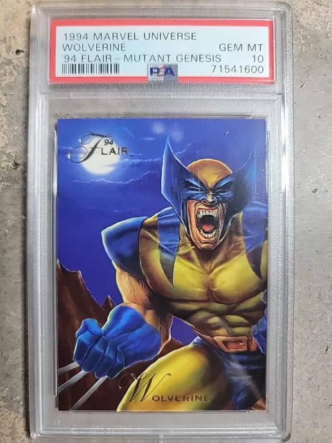 1994 Marvel Universe '94 Flair Wolverine Mutant Genesis PSA 10