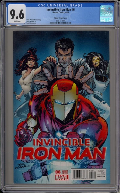 Invincible Iron Man #6 - Cgc 9.6 - Neal Adams Variant - 0281313005